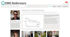 Desktop Screenshot of emsreference.com